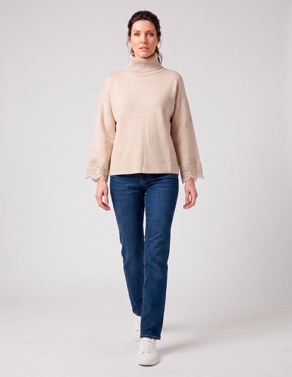 Suéter cuello redondo para mujer Suéter cuello redondo para mujer