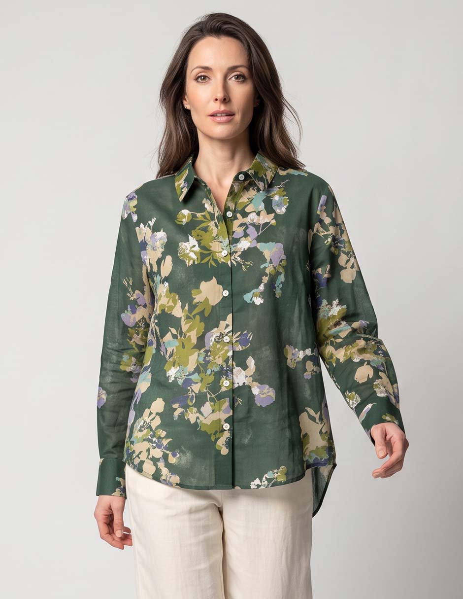 Blusa manga larga para mujer 1