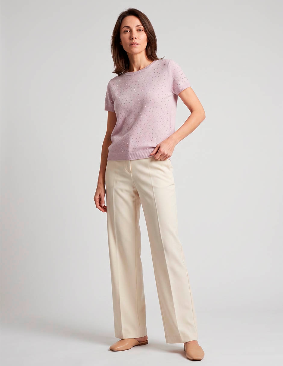 Suéter cuello redondo para mujer Suéter cuello redondo para mujer
