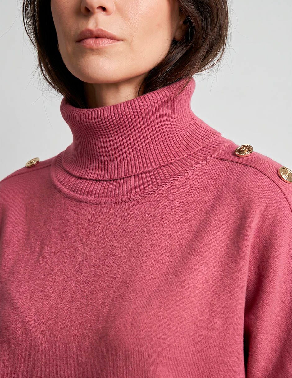 Suéter cuello tortuga para mujer 2