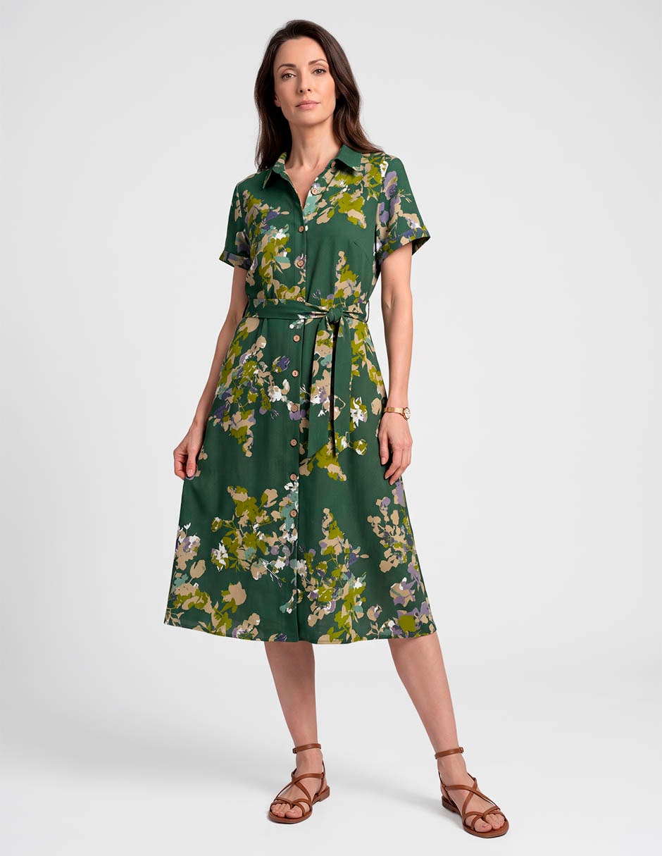 Vestido midi casual para mujer Vestido midi casual para mujer