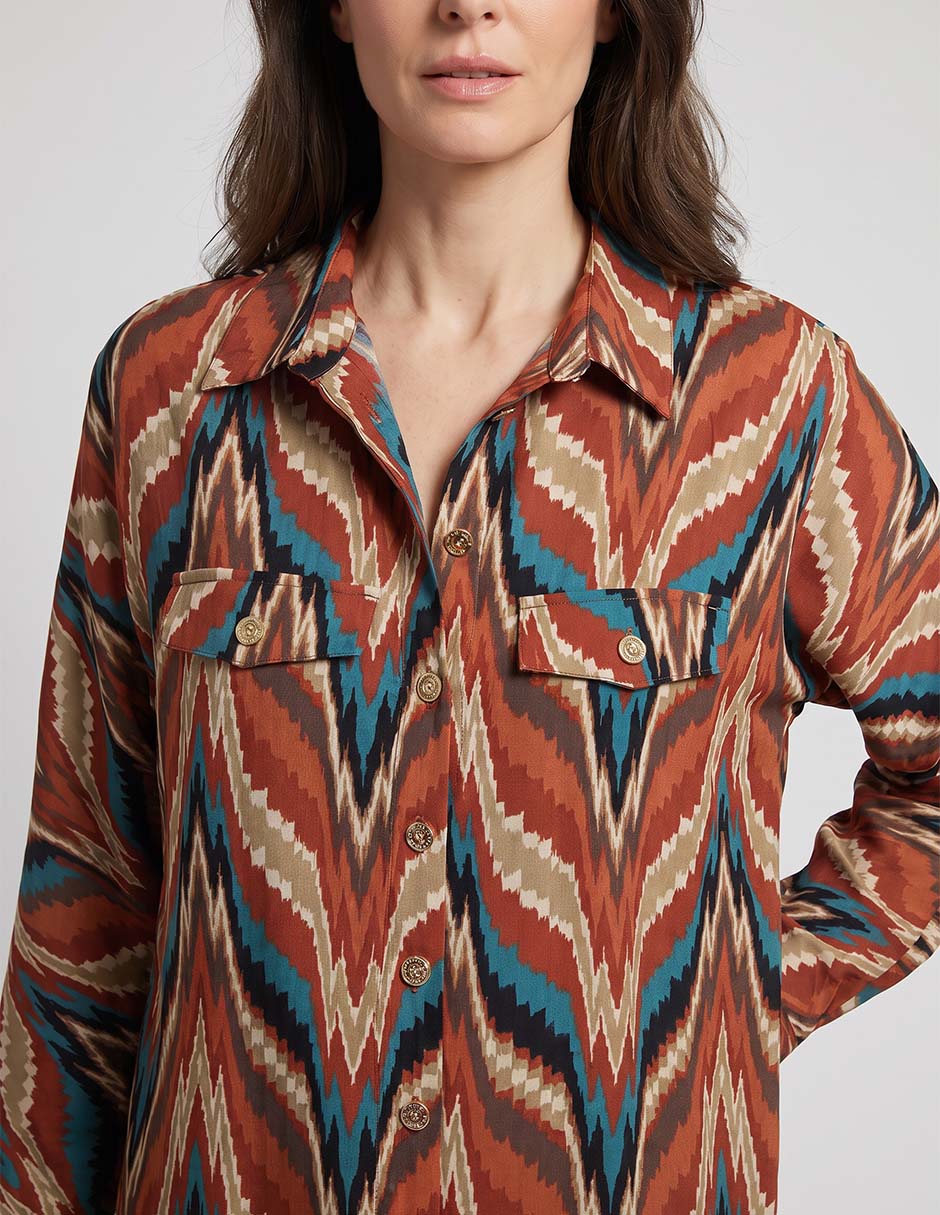 Blusa manga larga para mujer 3