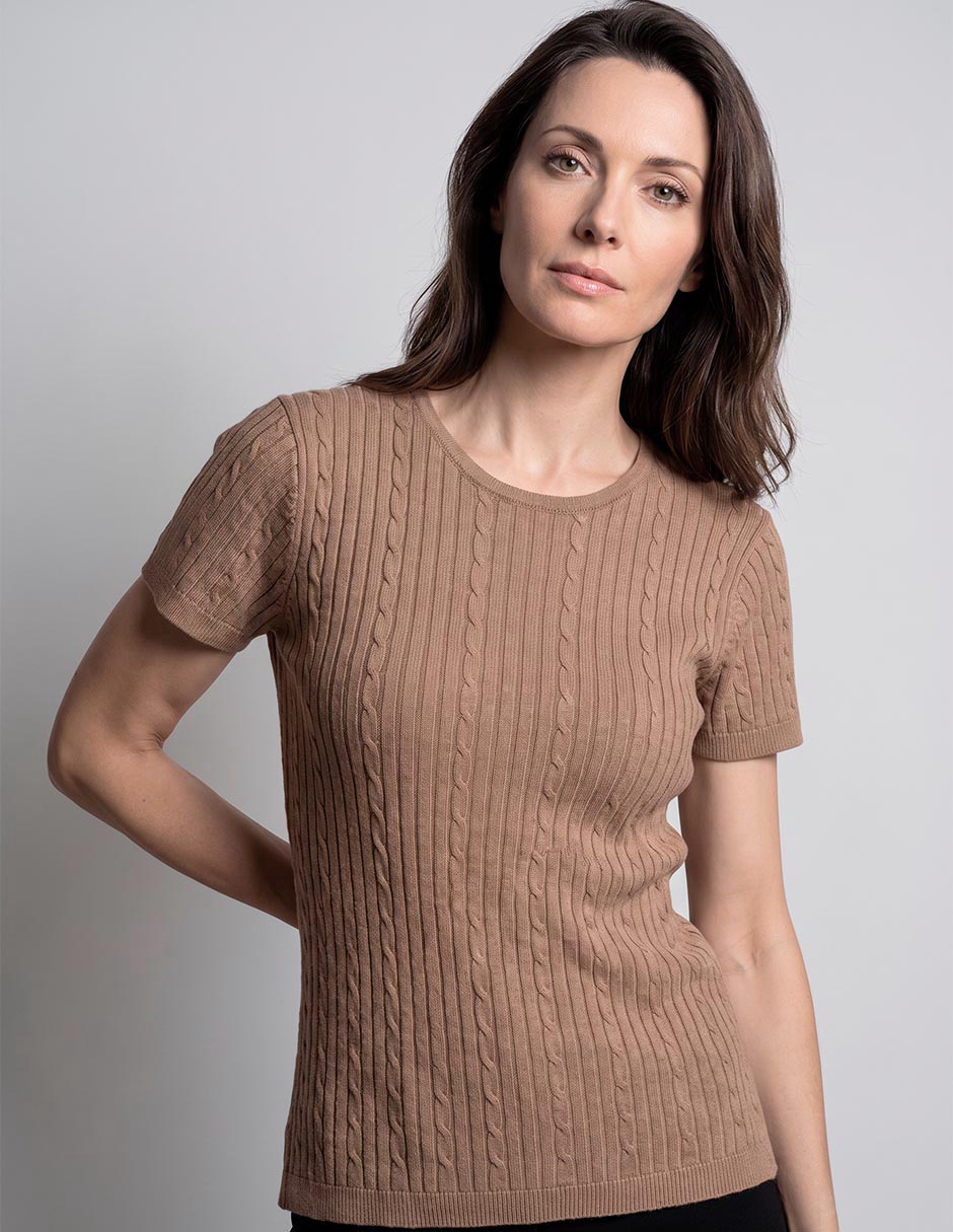 Suéter cuello redondo para mujer Suéter cuello redondo para mujer