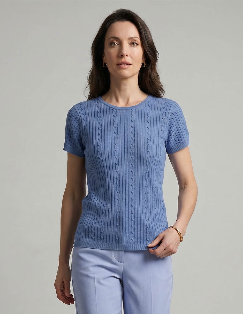 Suéter La Mode cuello redondo para mujer