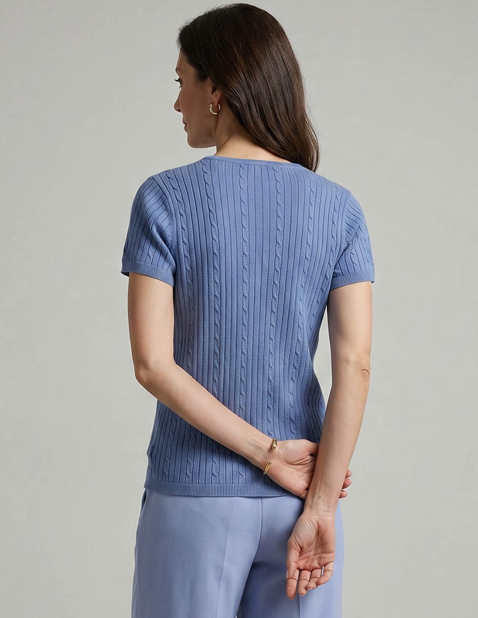Suéter La Mode cuello redondo para mujer