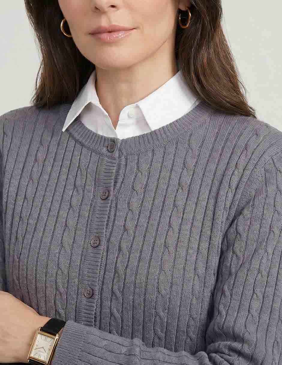 Suéter La Mode cuello redondo para mujer