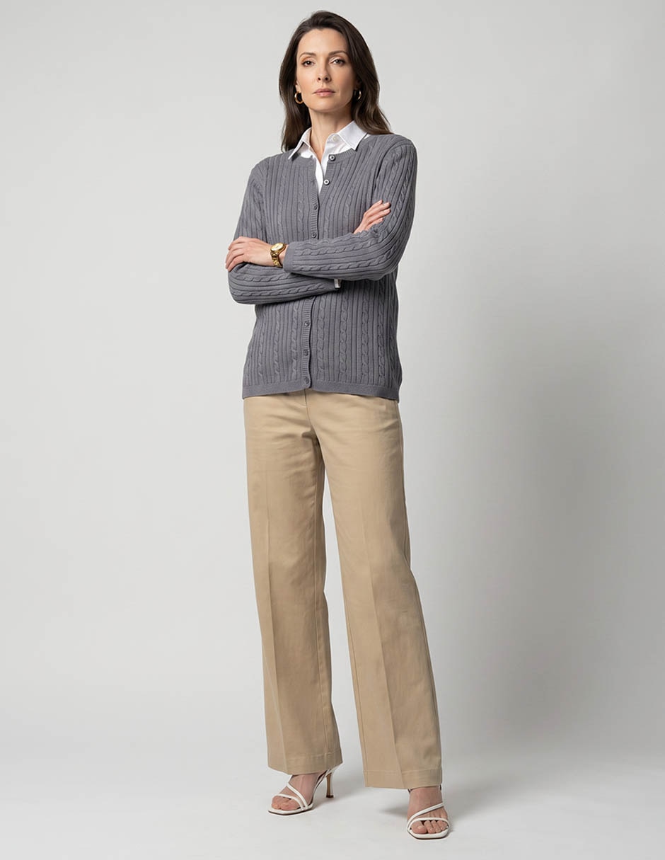 Suéter La Mode cuello redondo para mujer
