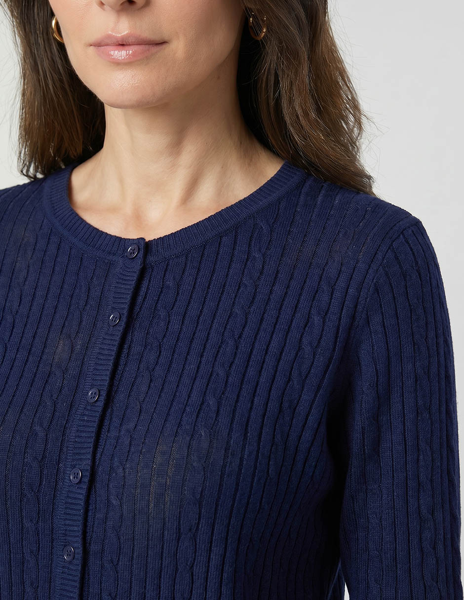 Suéter cuello redondo para mujer 3