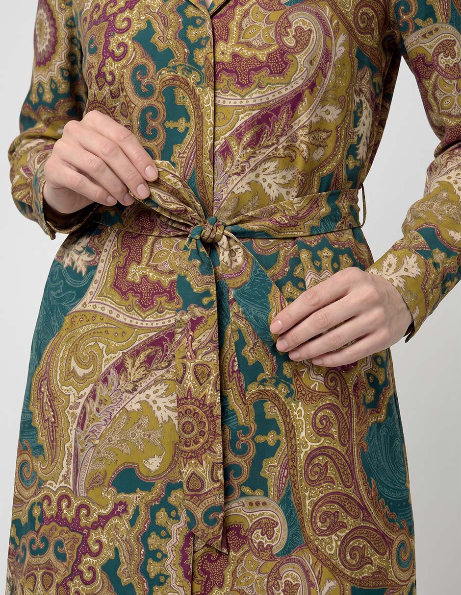 Vestido arriba rodilla casual para mujer 4