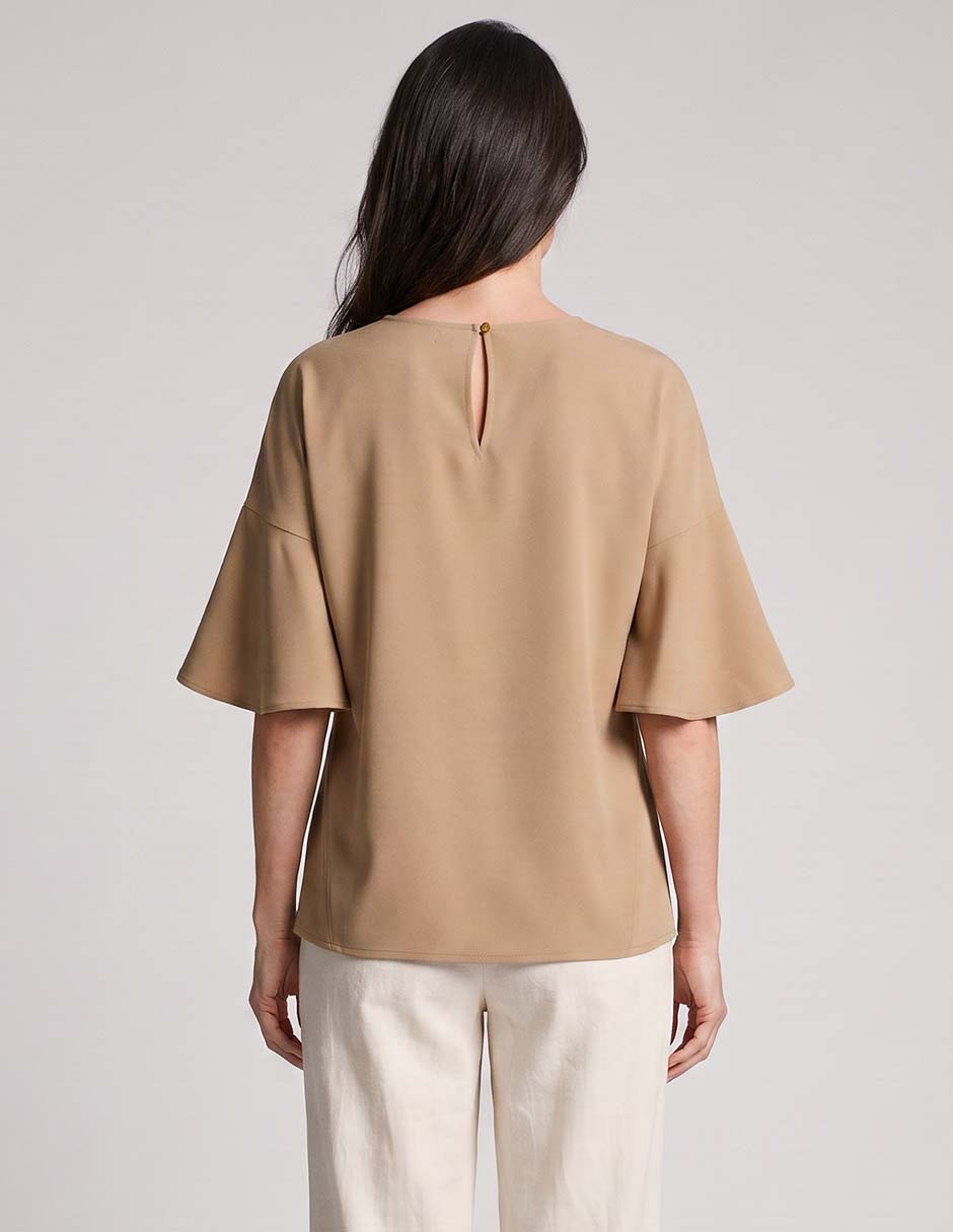 Blusa manga al codo para mujer 2