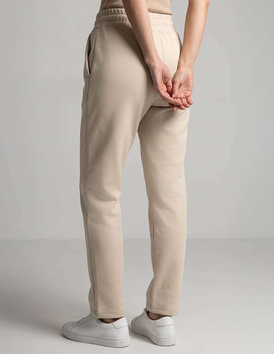 Pants regular con jareta para mujer 2