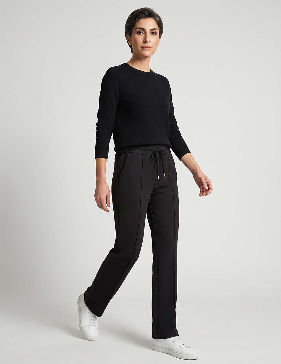 Pants regular con jareta para mujer Pants regular con jareta para mujer