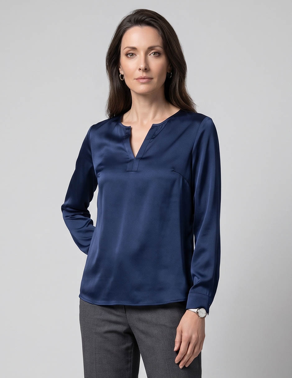 Blusa La Mode manga larga para mujer