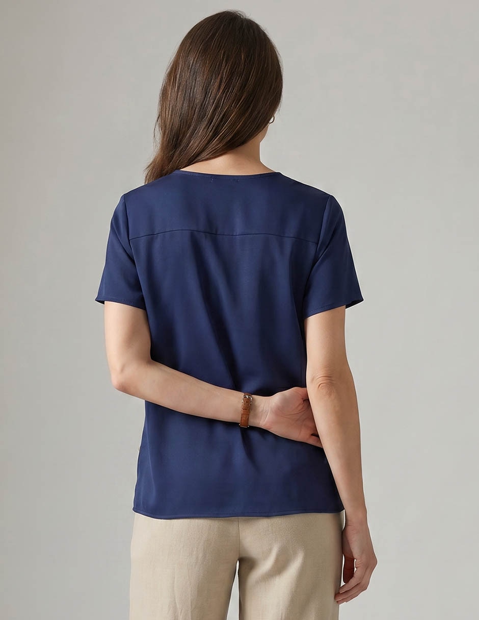 Blusa La Mode manga corta para mujer