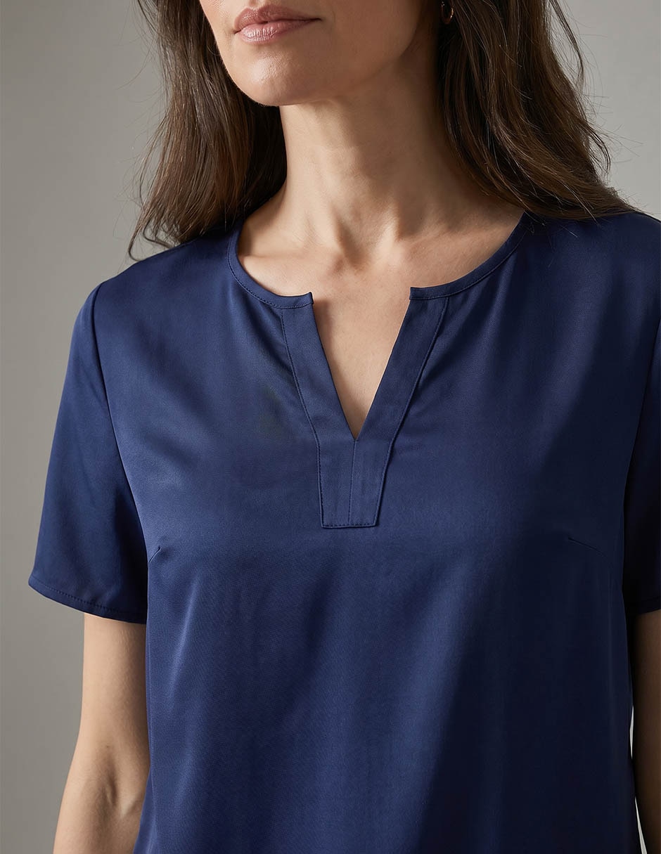 Blusa La Mode manga corta para mujer