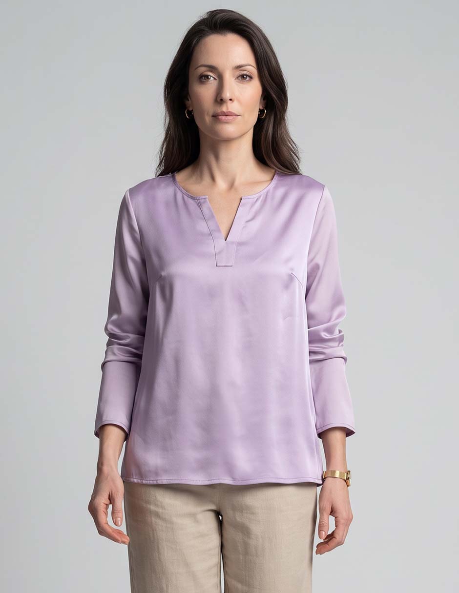 Blusa manga larga para mujer Blusa manga larga para mujer