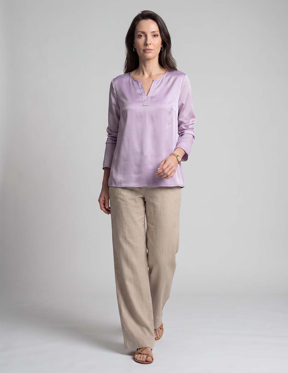 Blusa manga larga para mujer 3