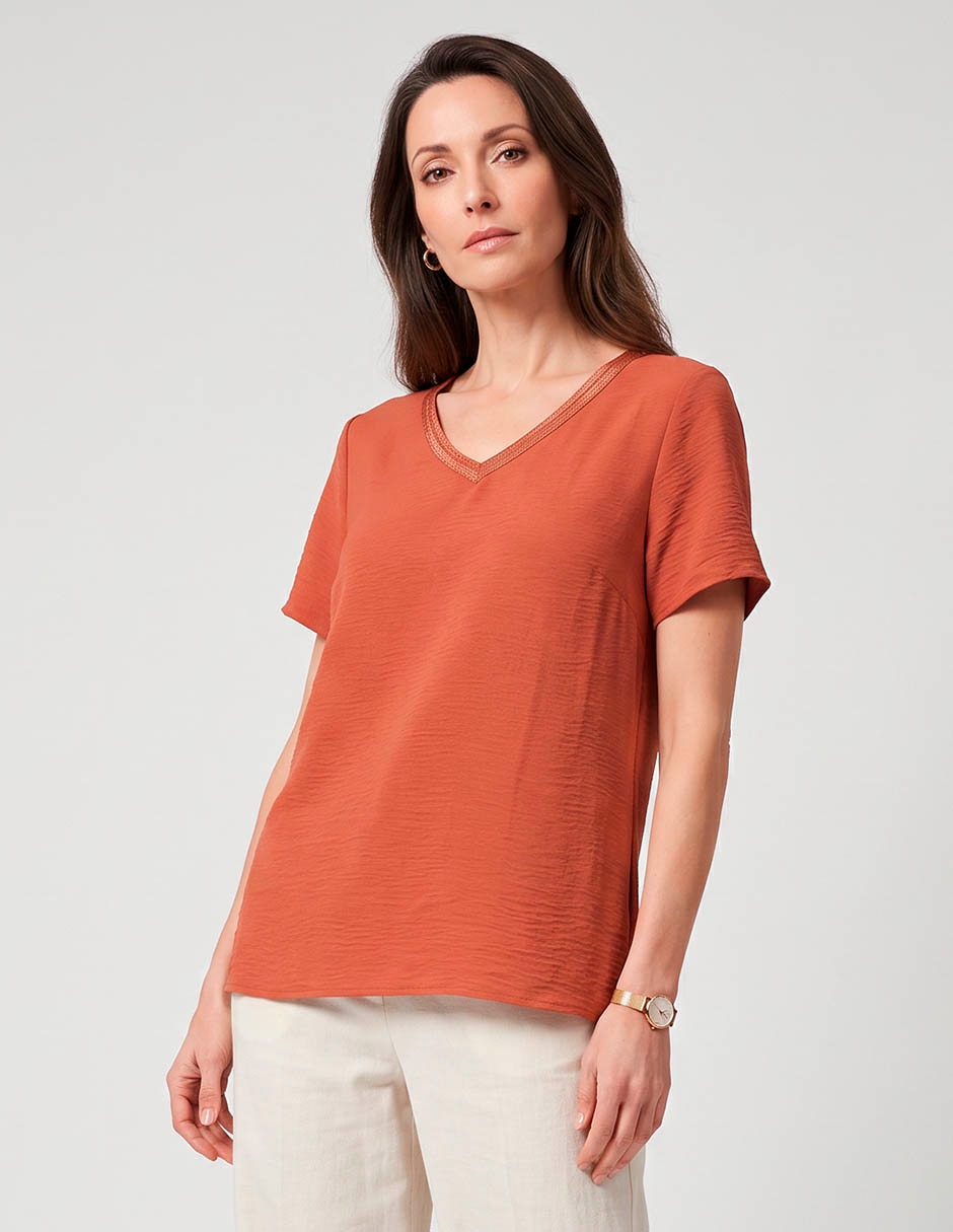 Blusa manga corta para mujer Blusa manga corta para mujer