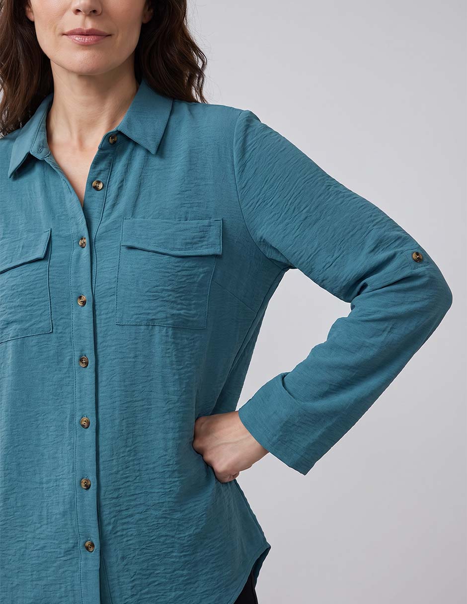 Blusa manga larga para mujer 3