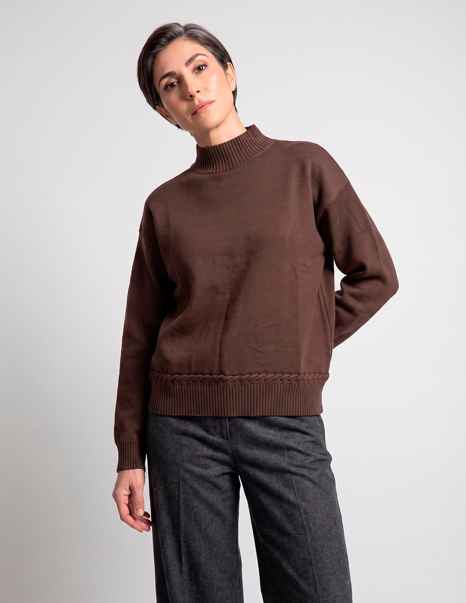 Suéter cuello alto para mujer 3