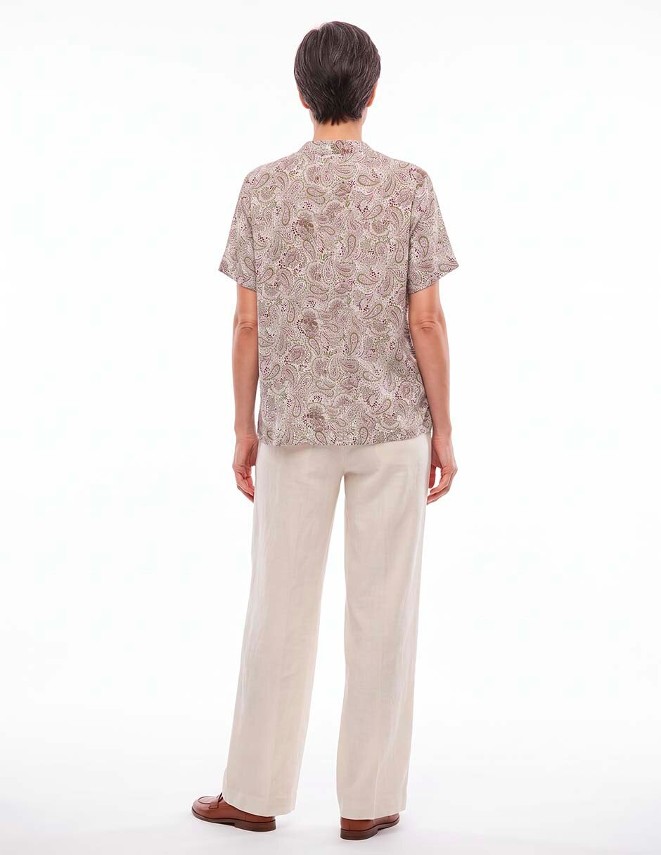Blusa manga corta para mujer 2