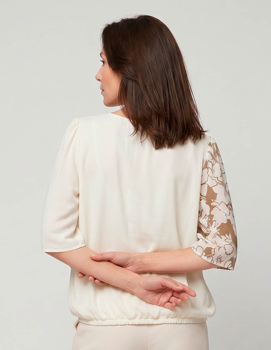 Blusa manga al codo para mujer 2