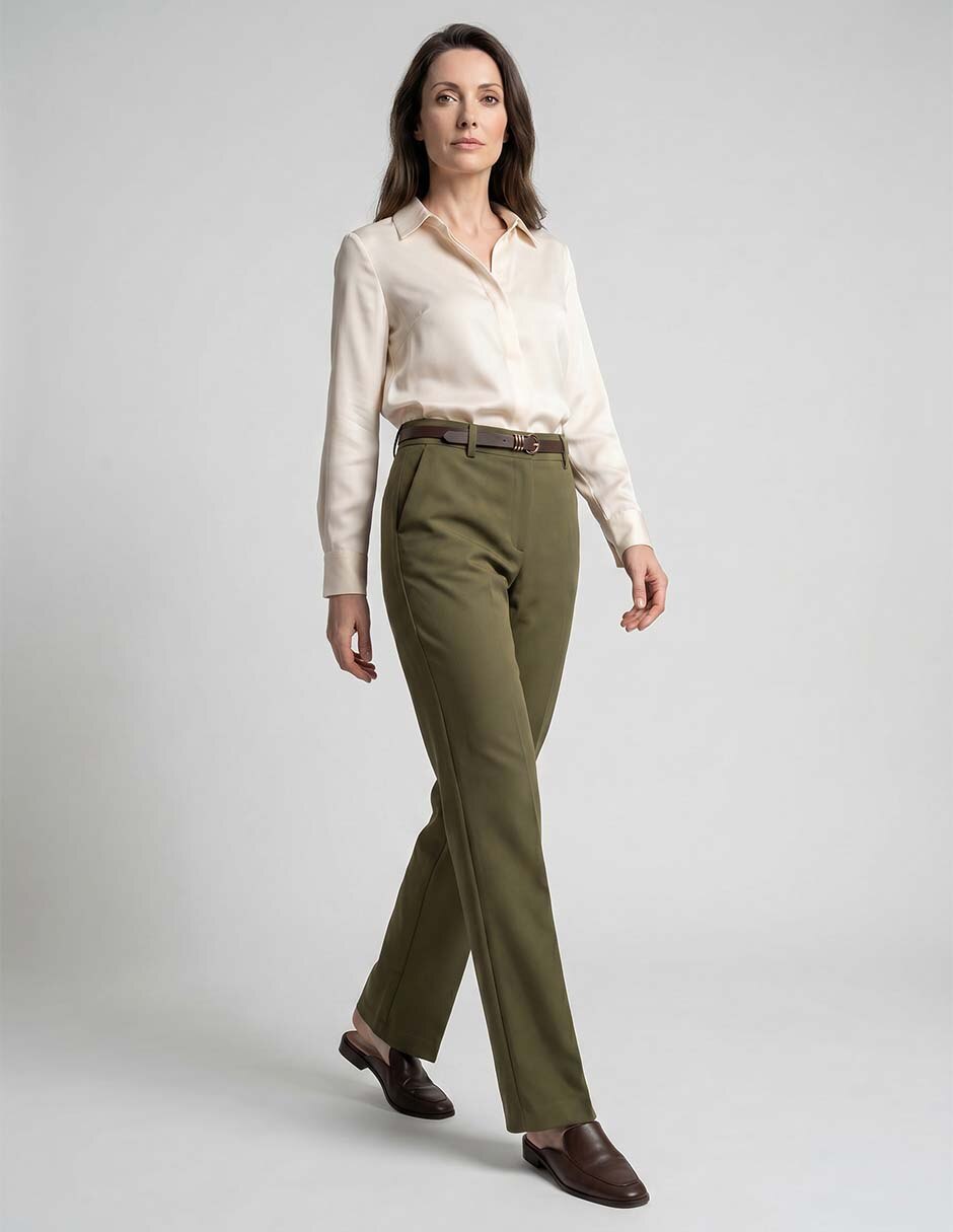 Pantalón regular para mujer 3