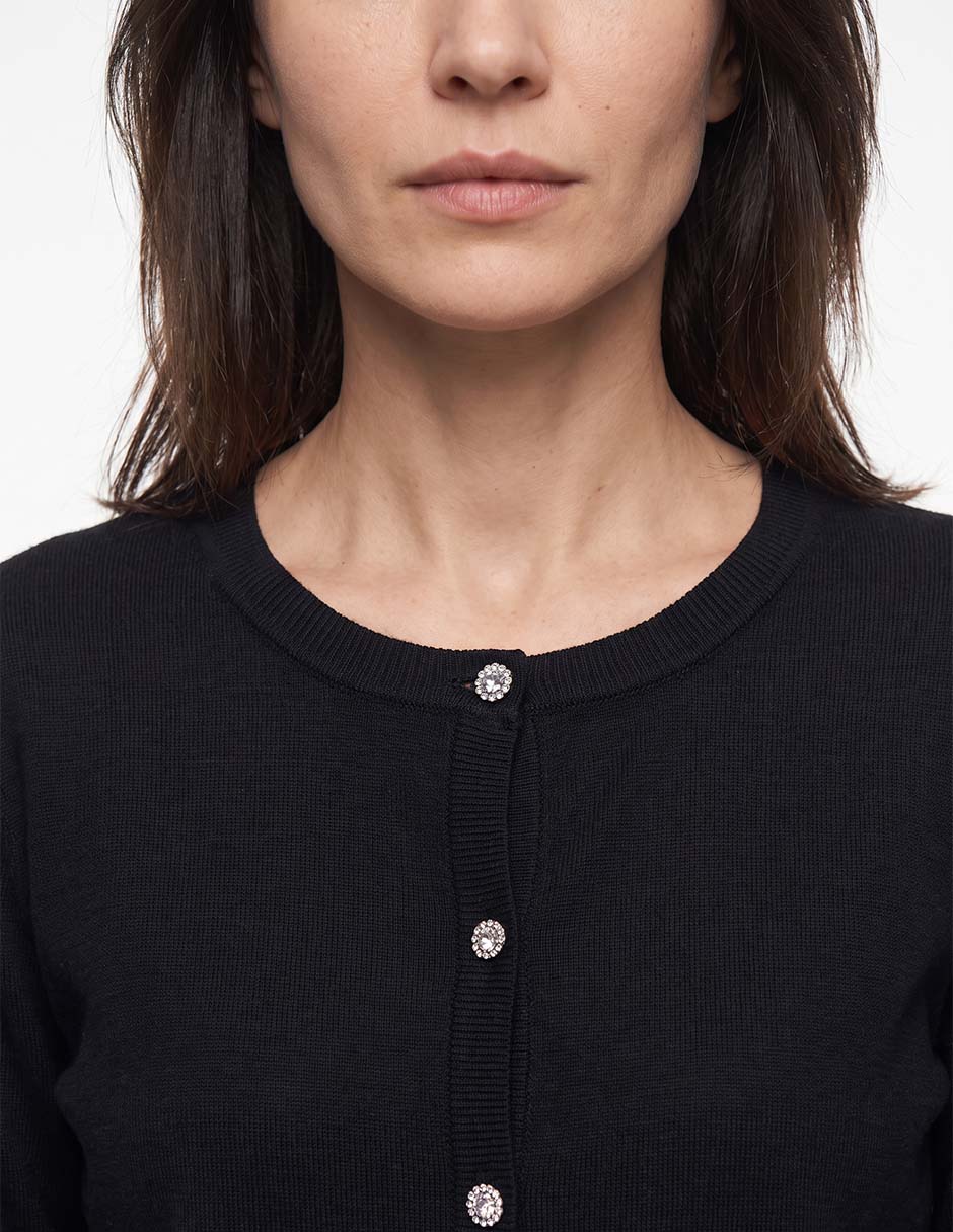 Suéter cuello redondo para mujer 4