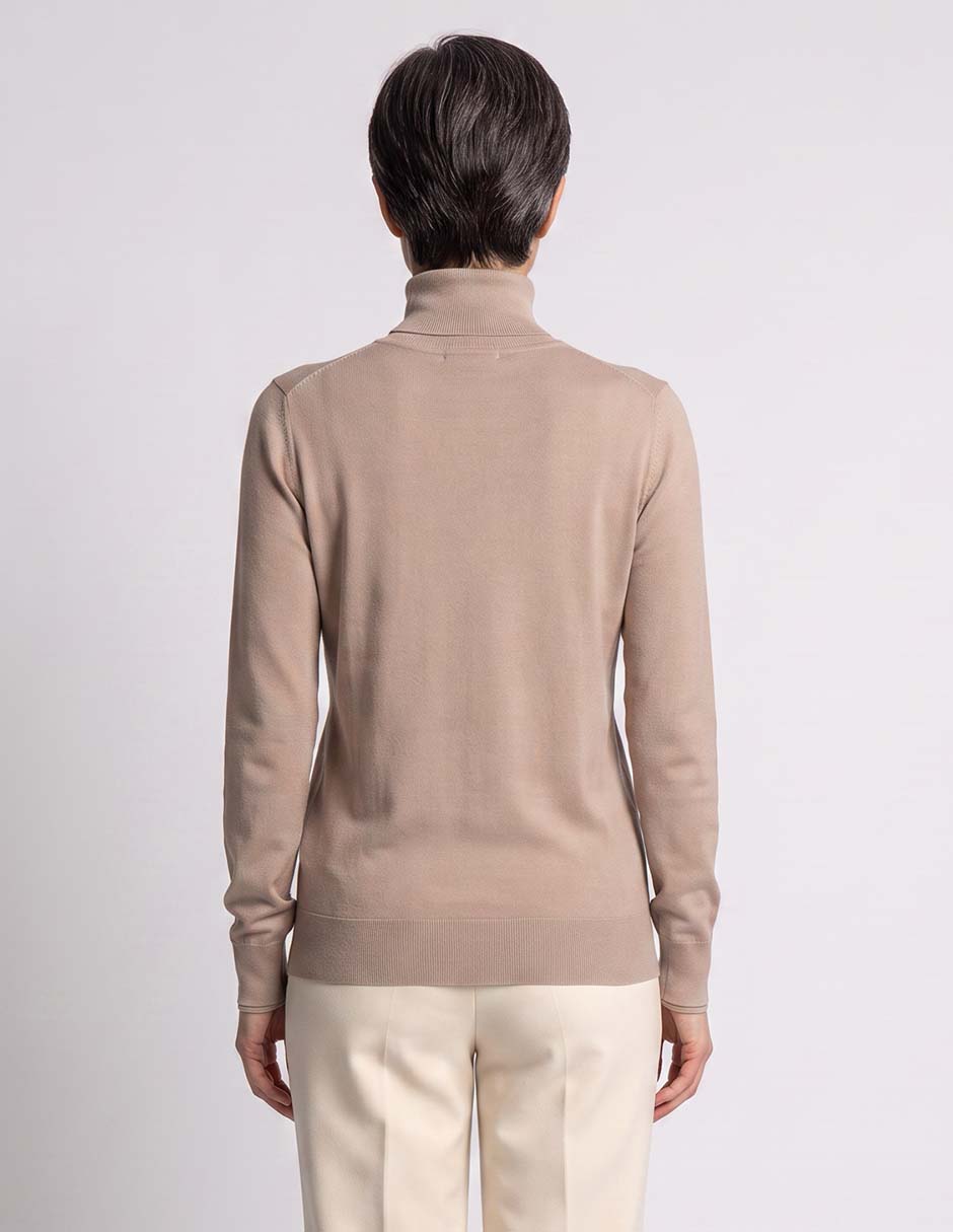 Suéter cuello alto para mujer 4