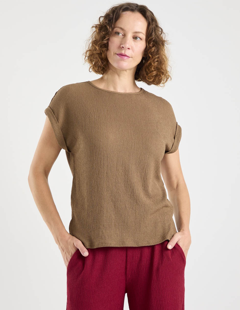 Blusa manga corta para mujer 1