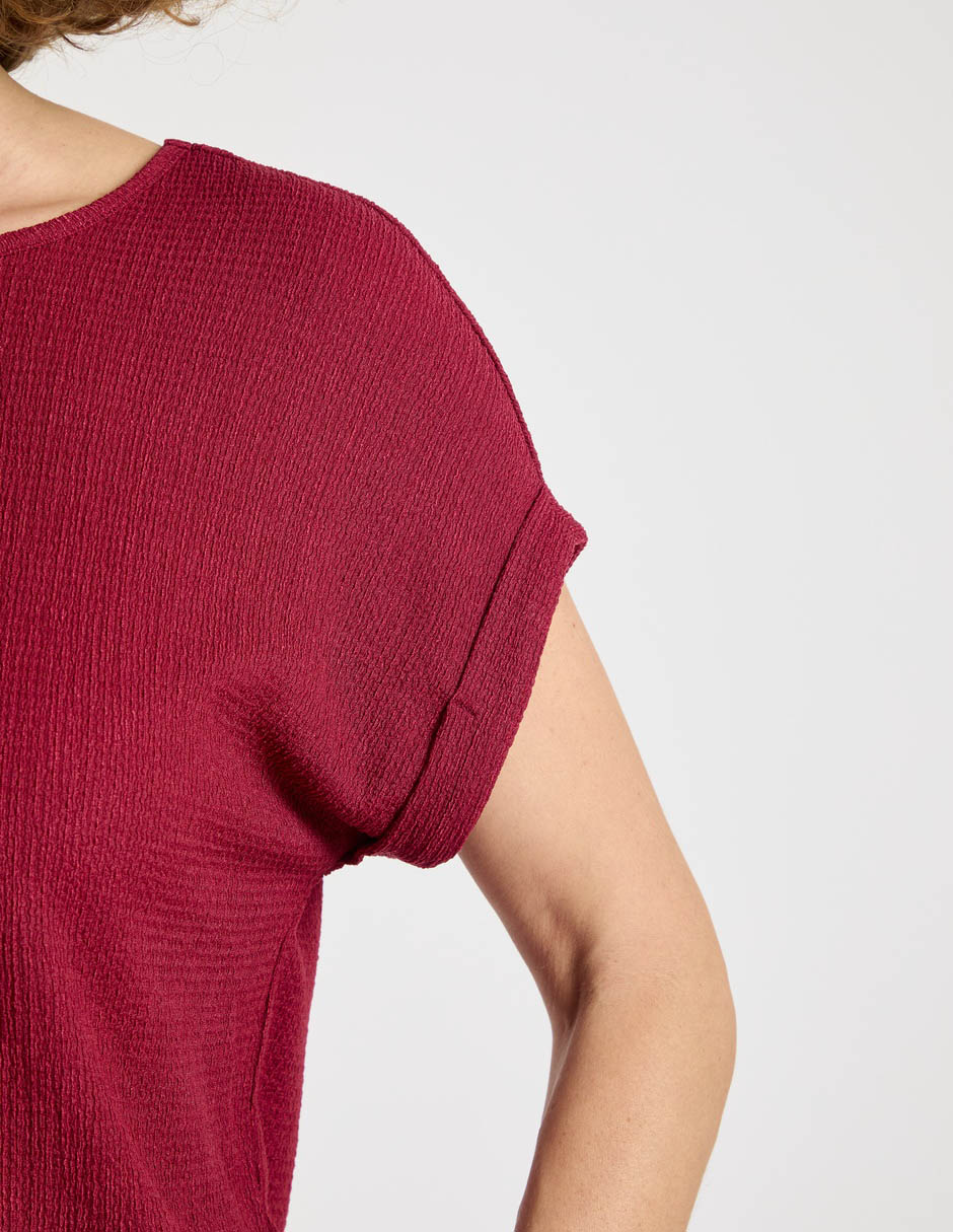 Blusa manga corta para mujer 4