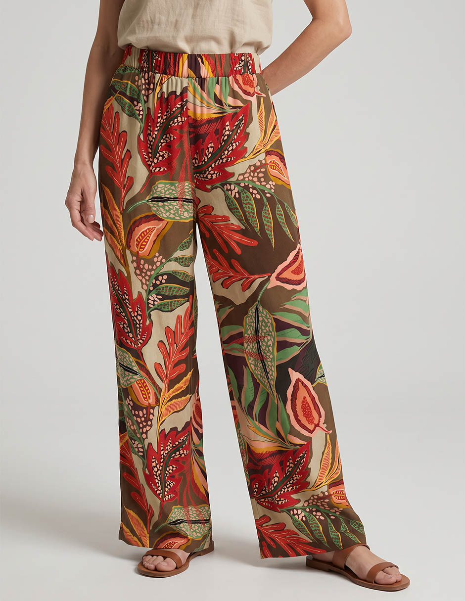 Pantalón capri regular para mujer Pantalón capri regular para mujer