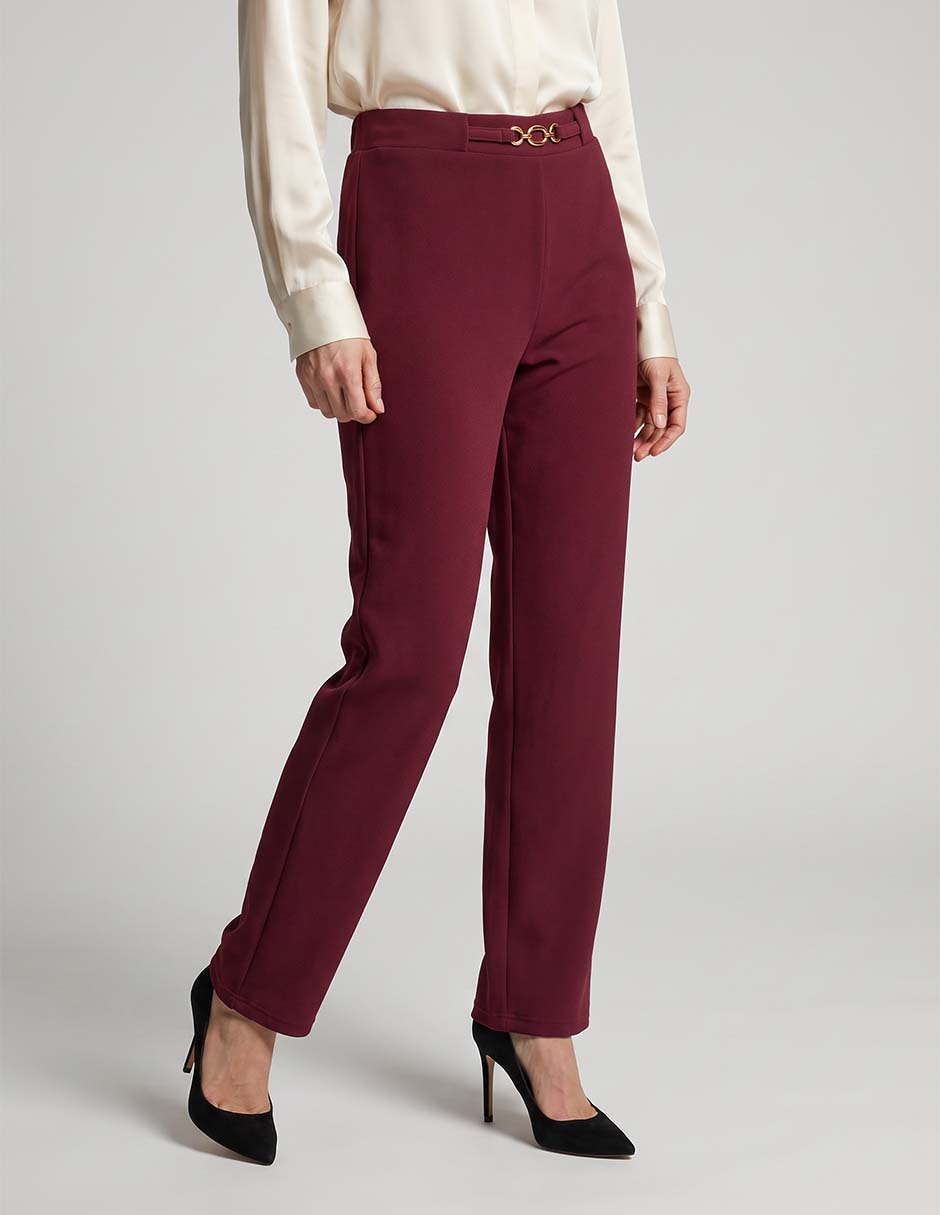 Pantalón de vestir recto para mujer Pantalón de vestir recto para mujer