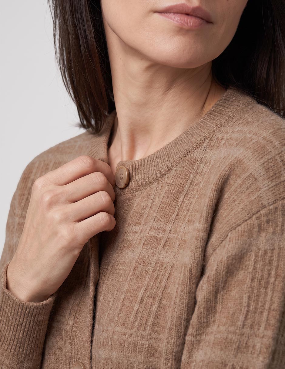 Suéter cuello redondo para mujer 4