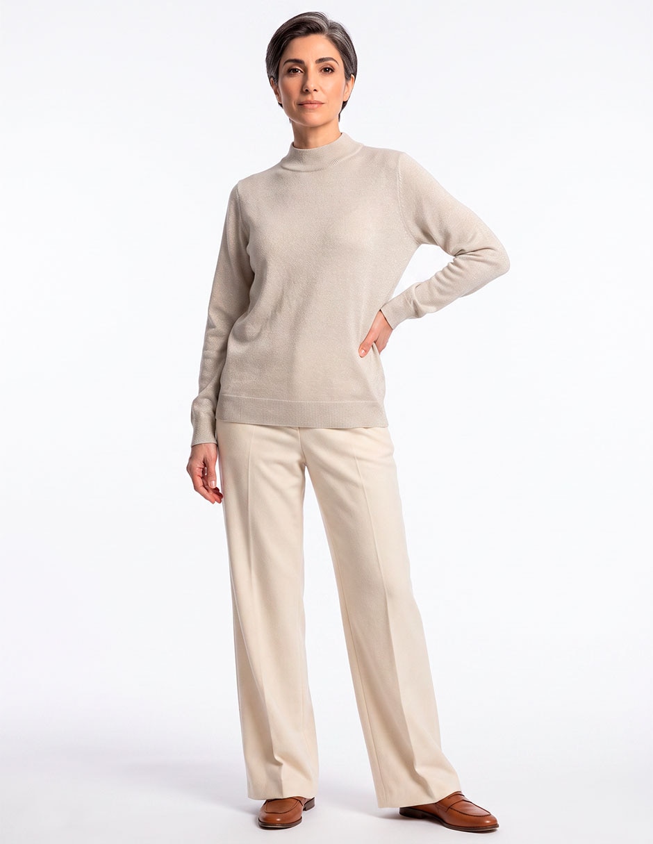 Suéter cuello redondo para mujer Suéter cuello redondo para mujer