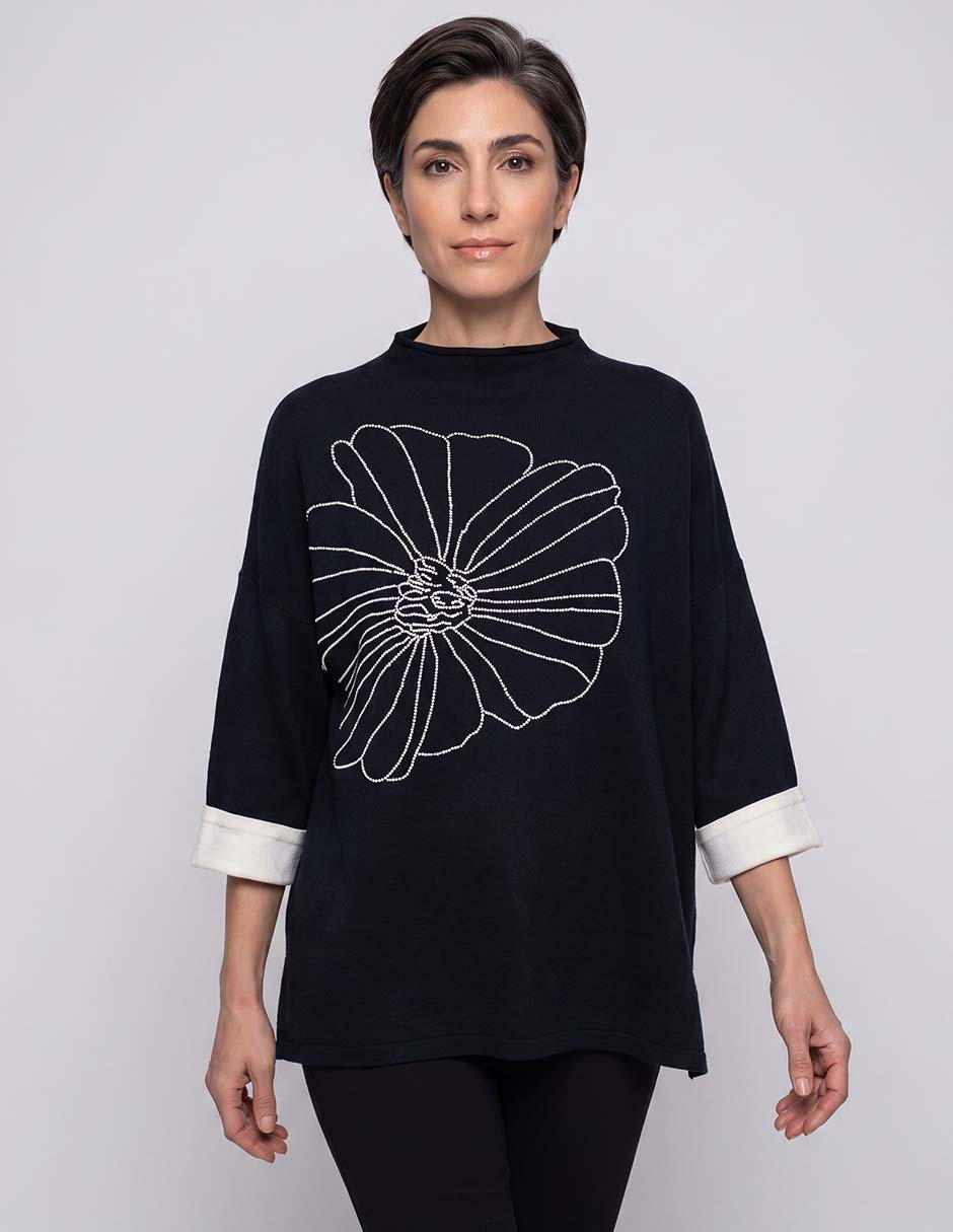 Suéter cuello redondo para mujer Suéter cuello redondo para mujer