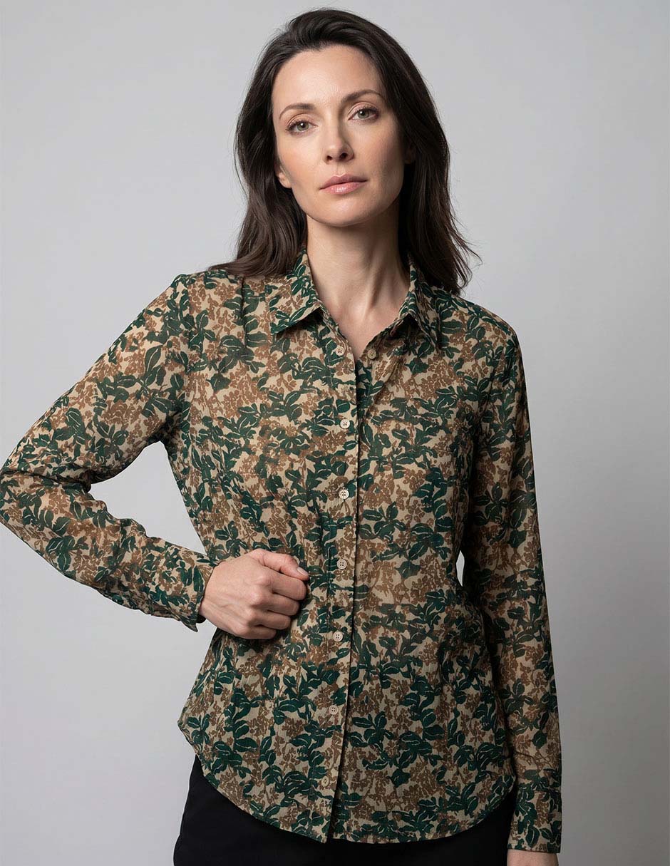 Blusa manga larga para mujer 1