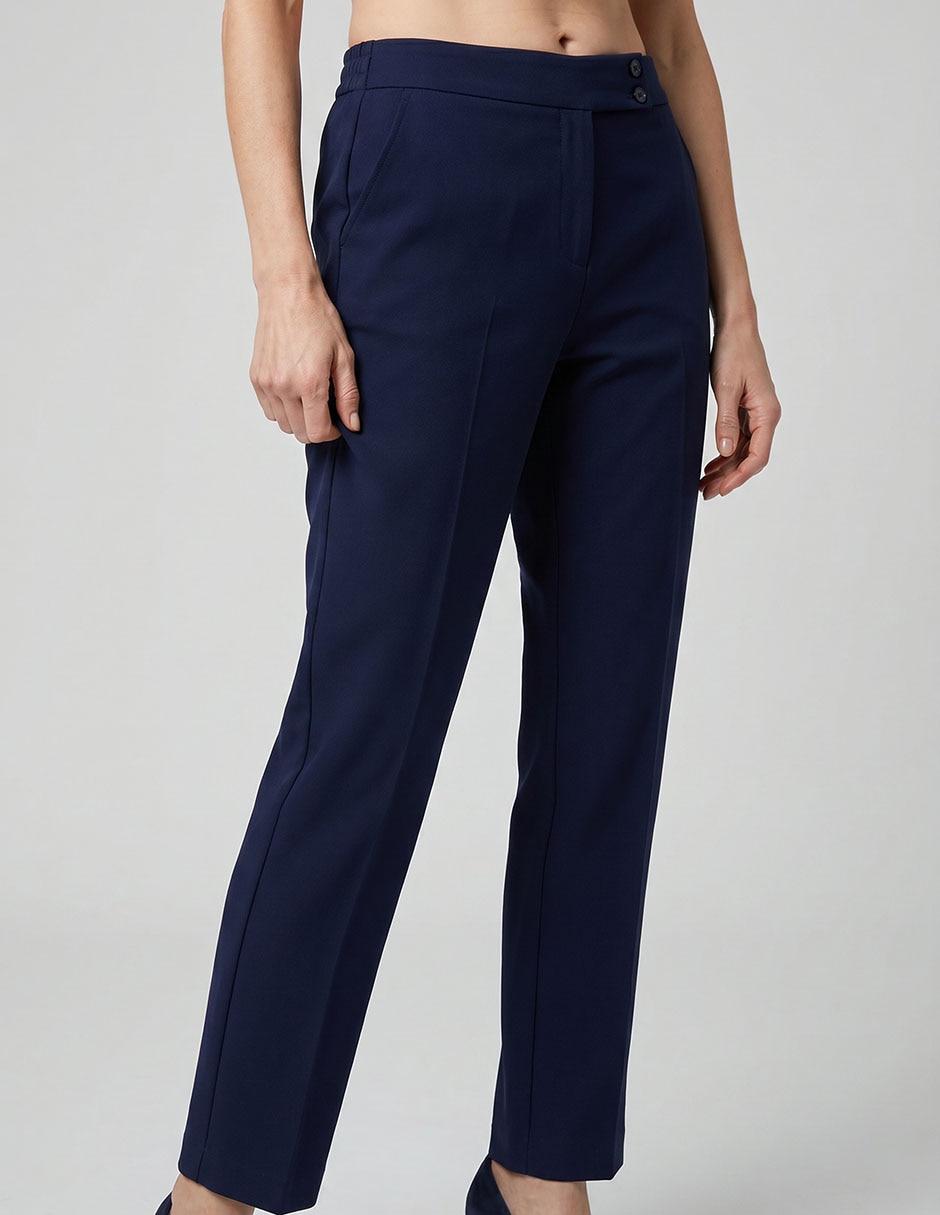 Pantalón de vestir La Mode slim para mujer