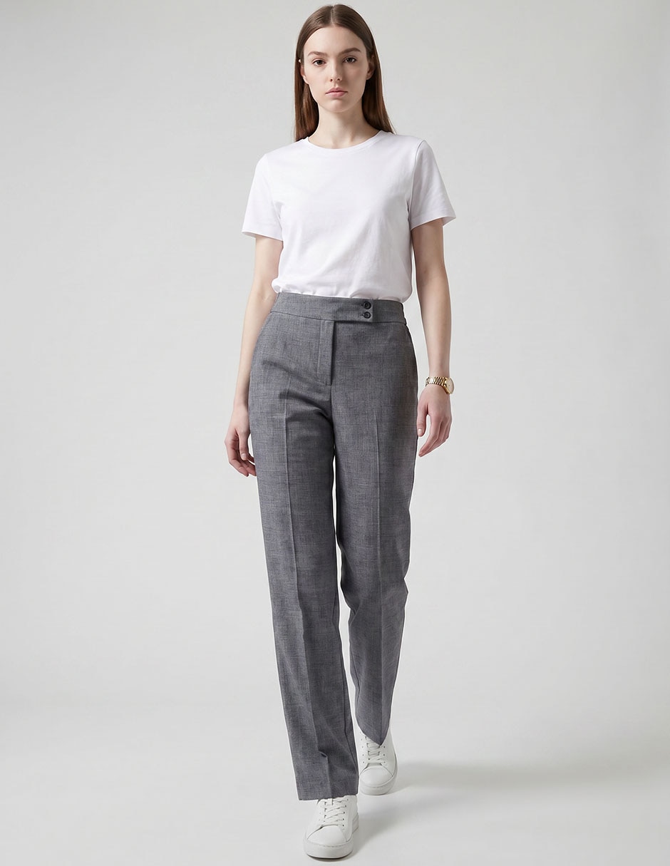 Pantalón de vestir slim para mujer 3