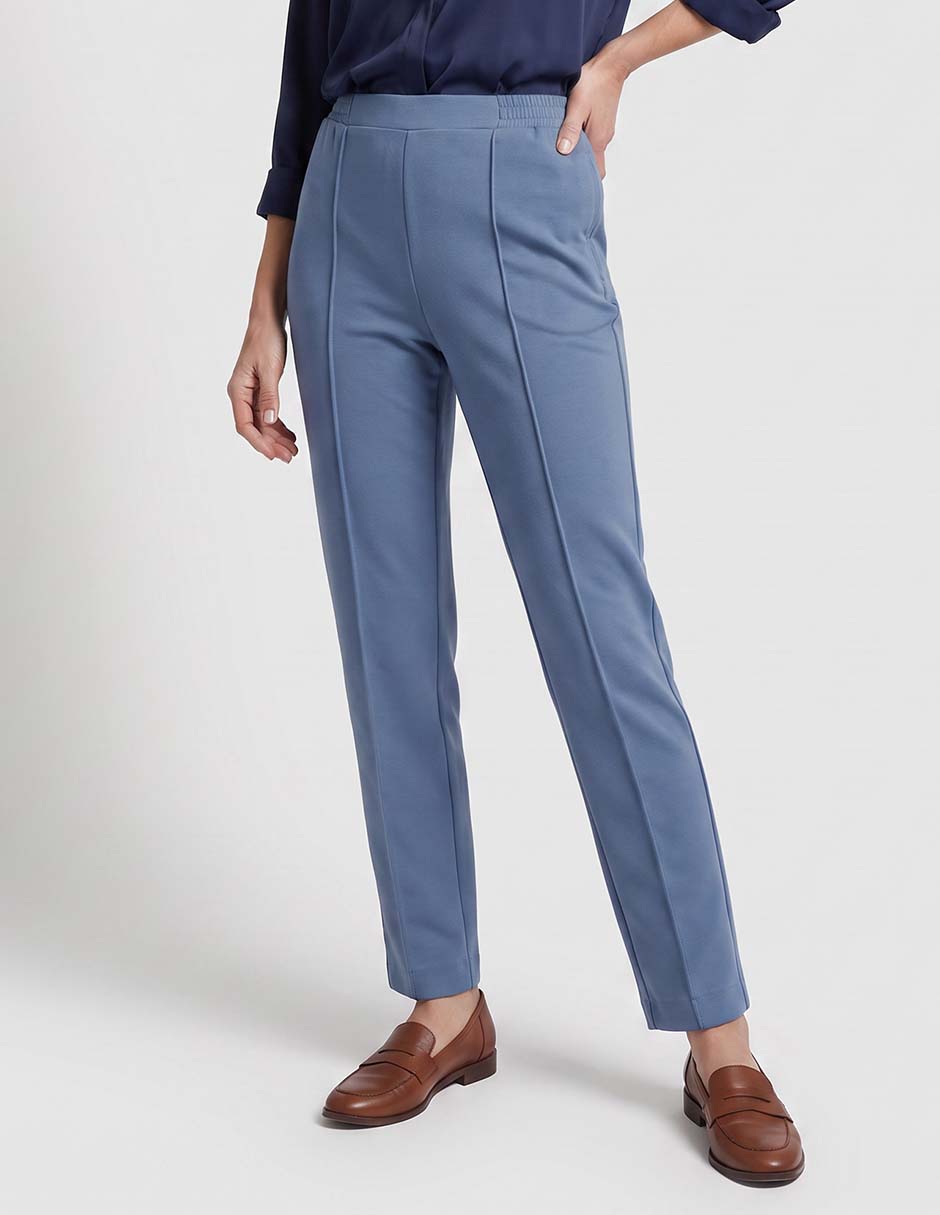 Pantalón de vestir recto para mujer