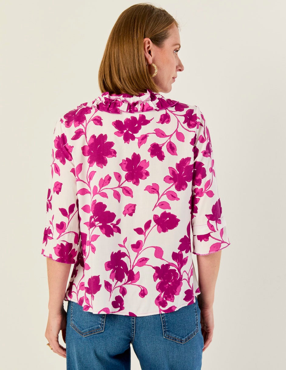Blusa manga al codo para mujer 2