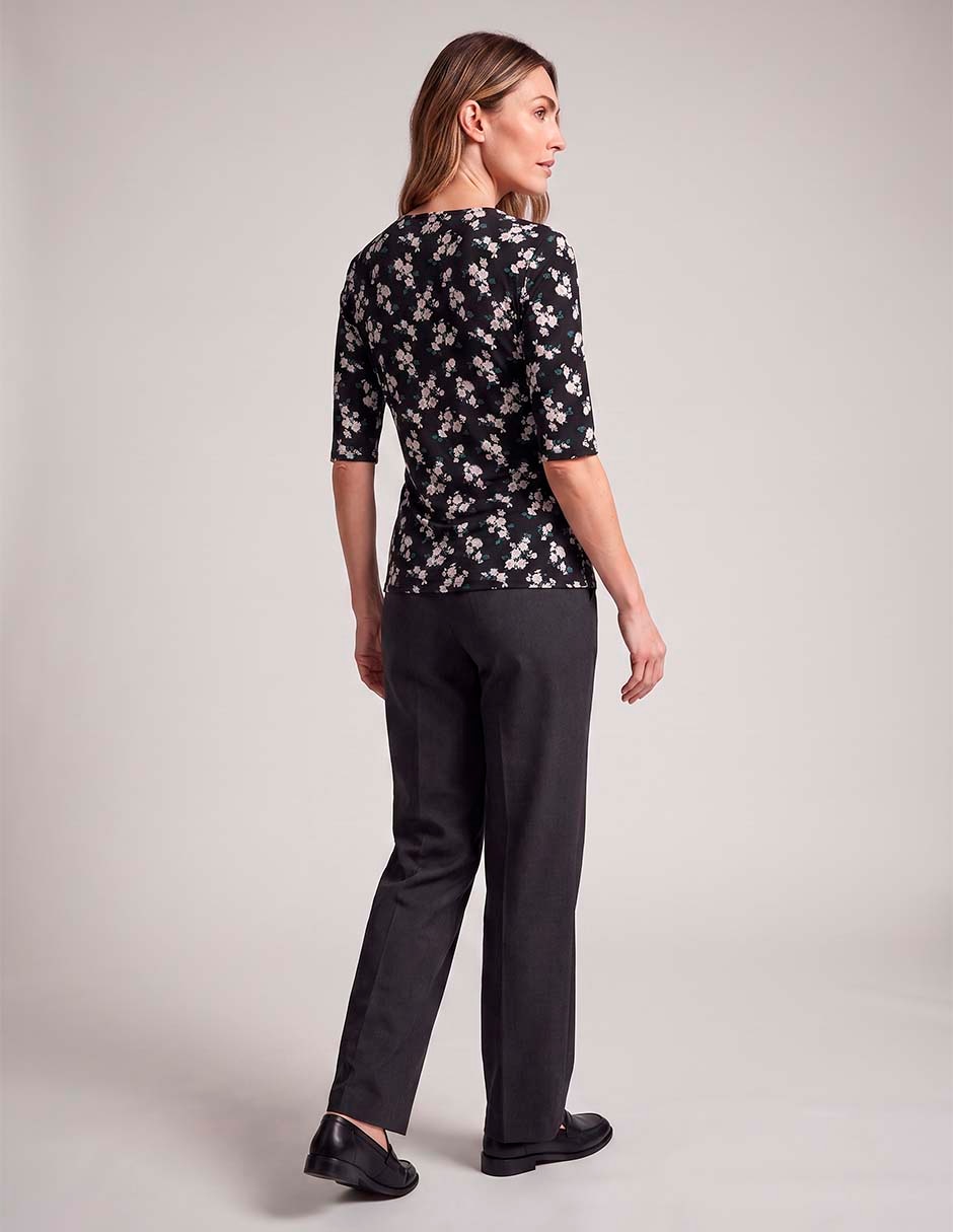 Blusa manga al codo para mujer 4