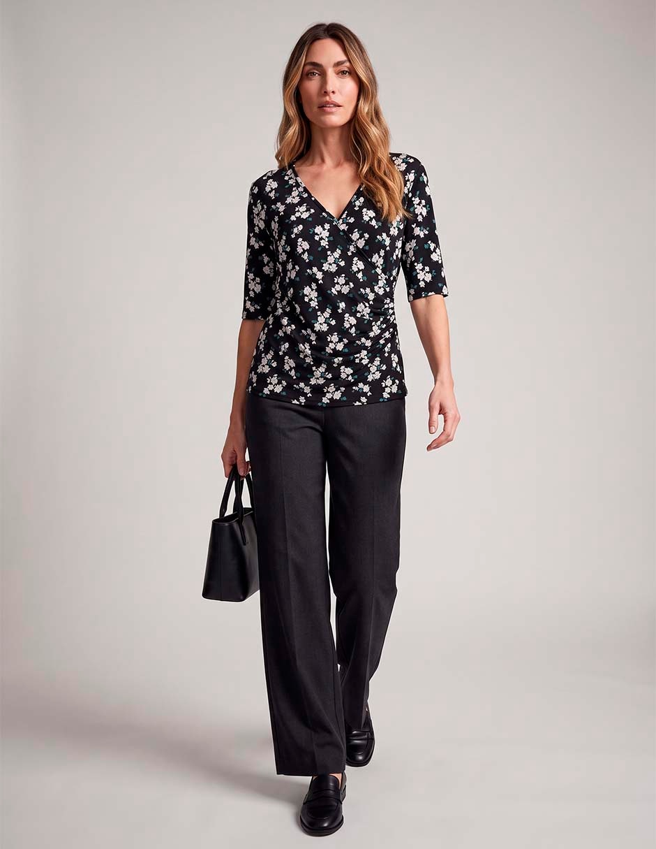 Blusa manga al codo para mujer 3