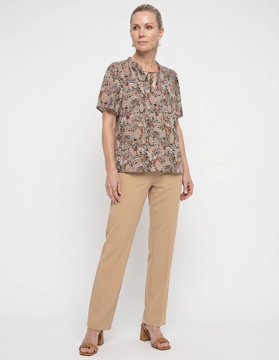 Blusa manga corta para mujer 3