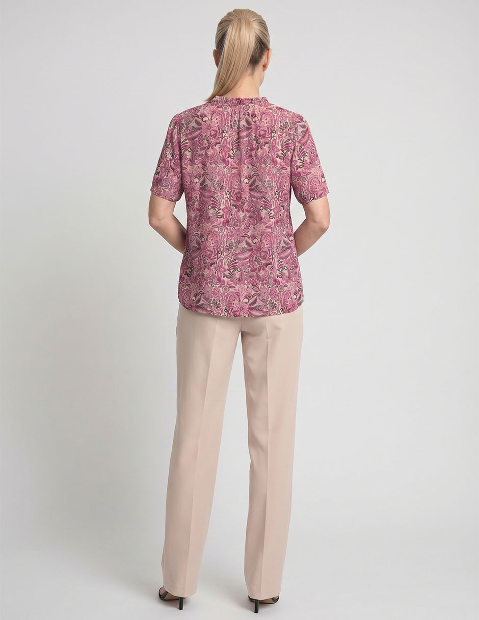 Blusa La Mode manga corta para mujer