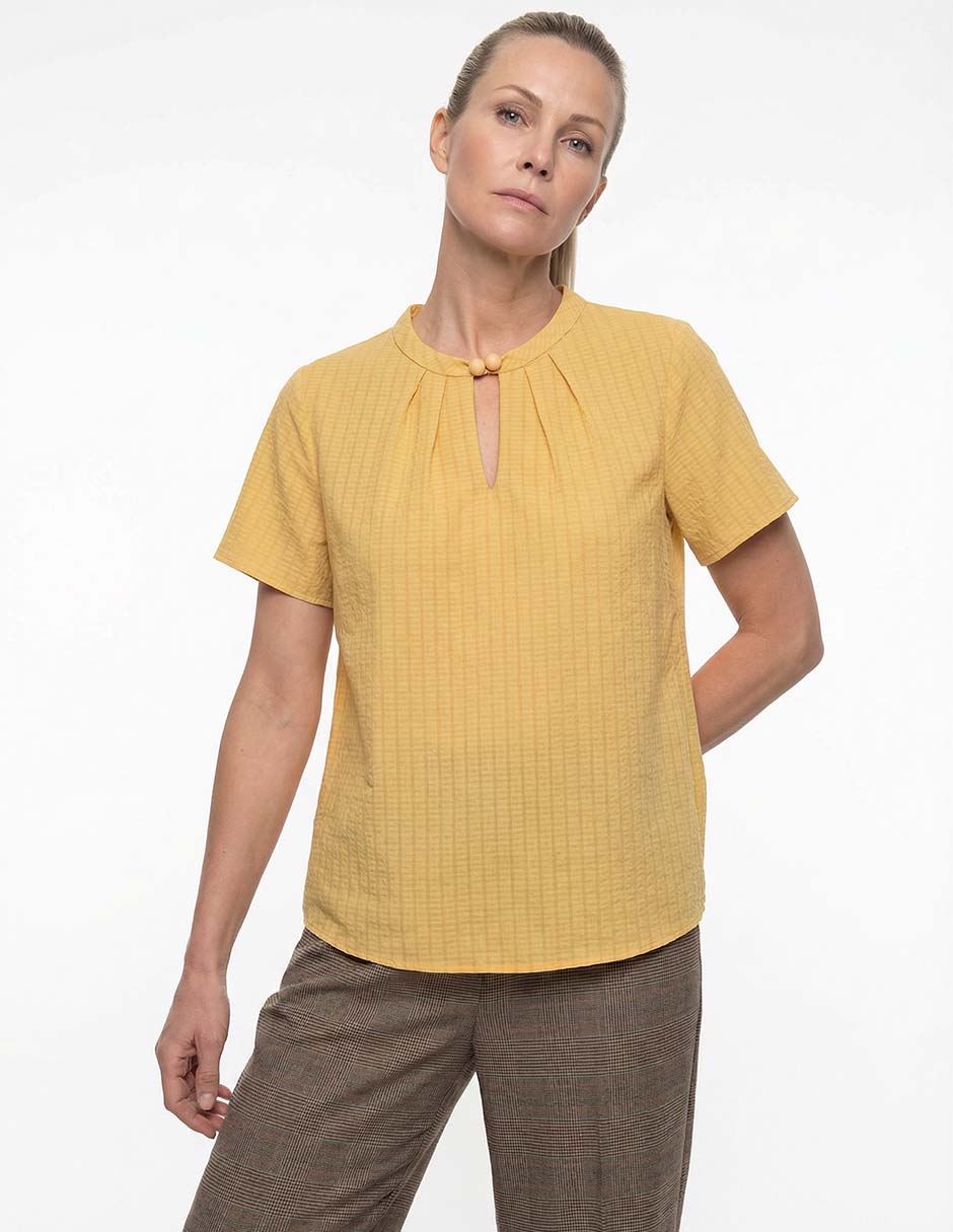 Blusa manga corta para mujer 1