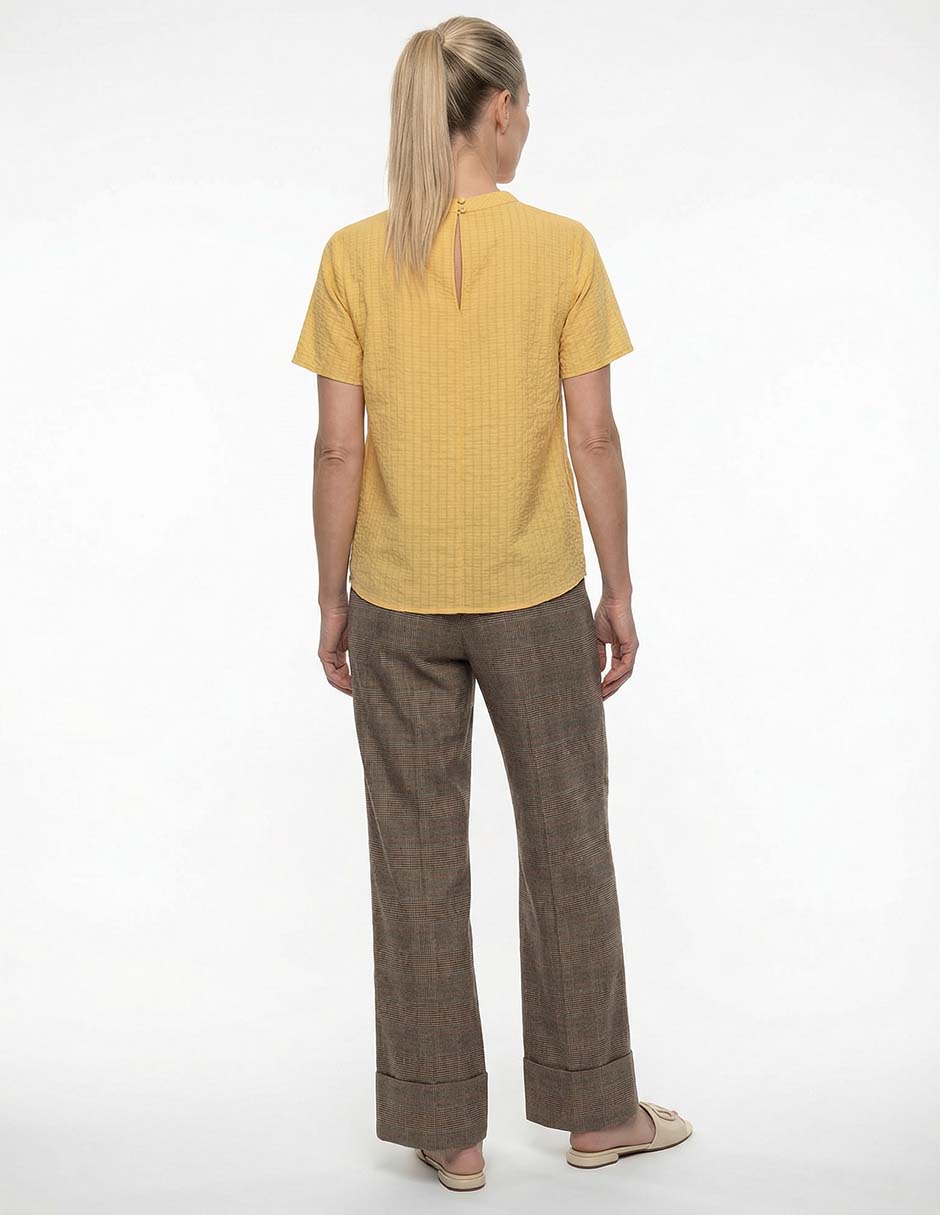 Blusa manga corta para mujer 8
