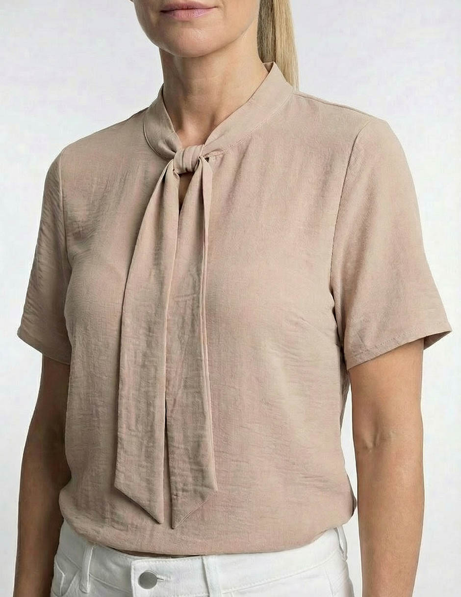 Blusa manga corta para mujer 7