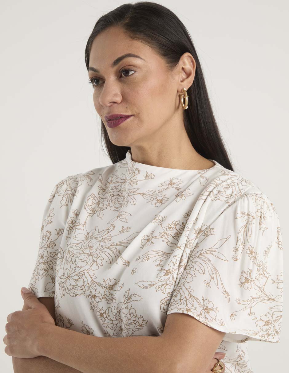 Blusa manga corta para mujer 9