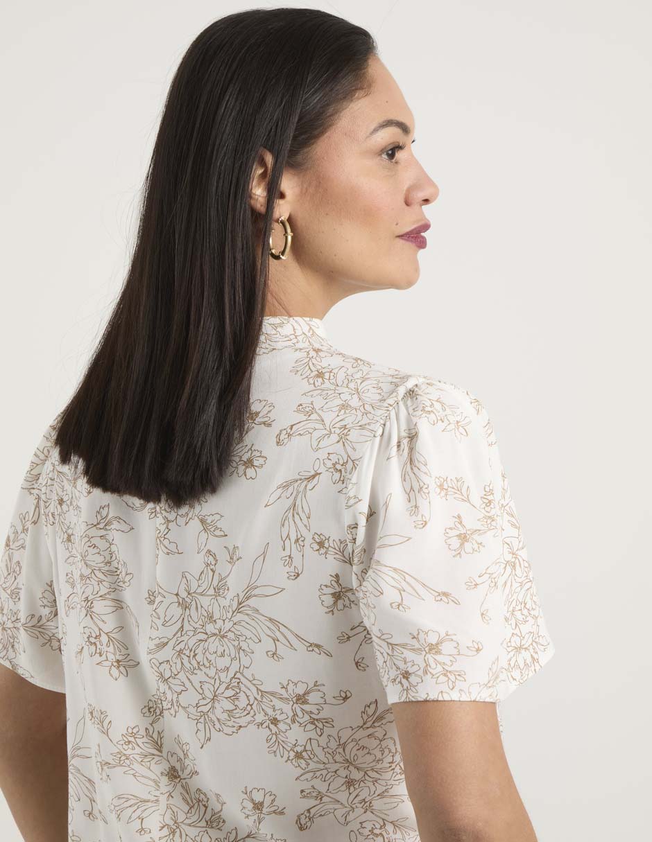 Blusa manga corta para mujer 10